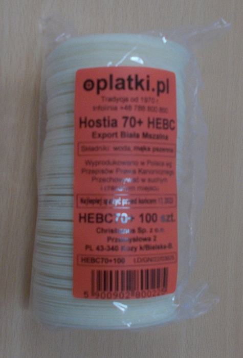 Hostie velké 70 mm (100 ks)