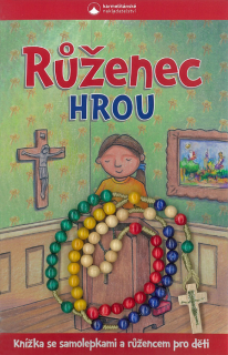 Růženec hrou • Knížka se samolepkami a růžencem pro děti