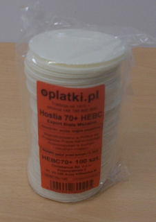Hostie velké 75 mm (100 ks)